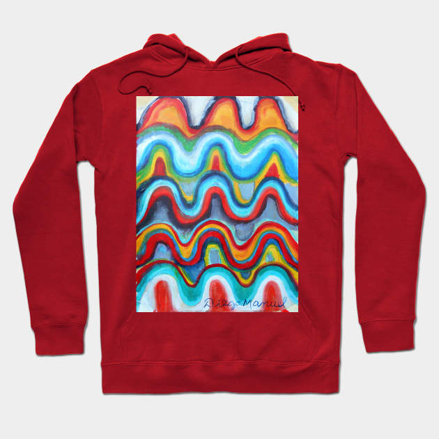 waves Hoodie by diegomanuel